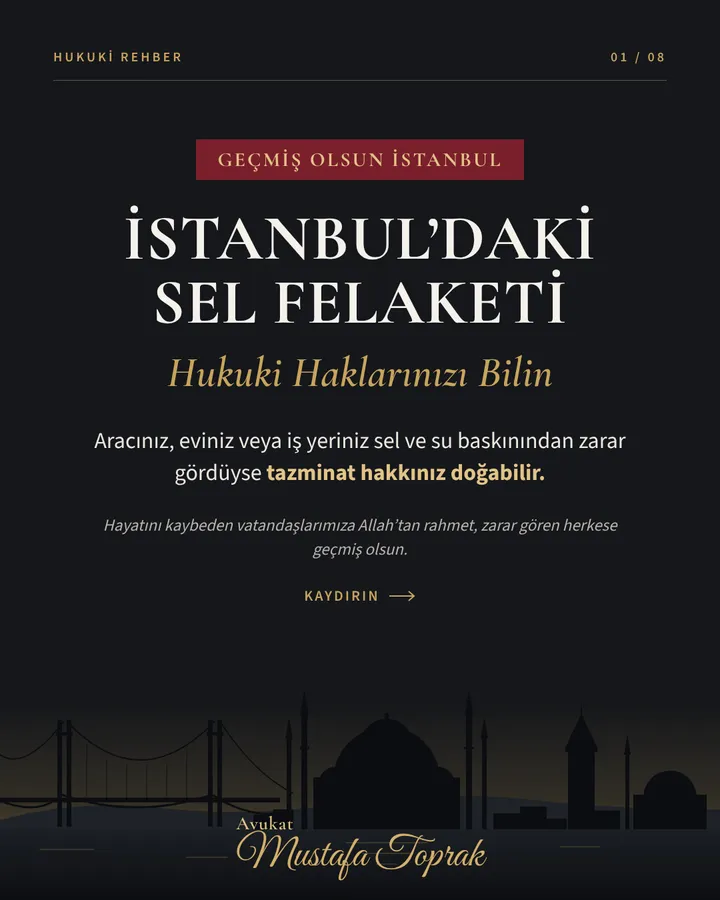 İstanbul sel felaketi hukuki rehber, sayfa 1