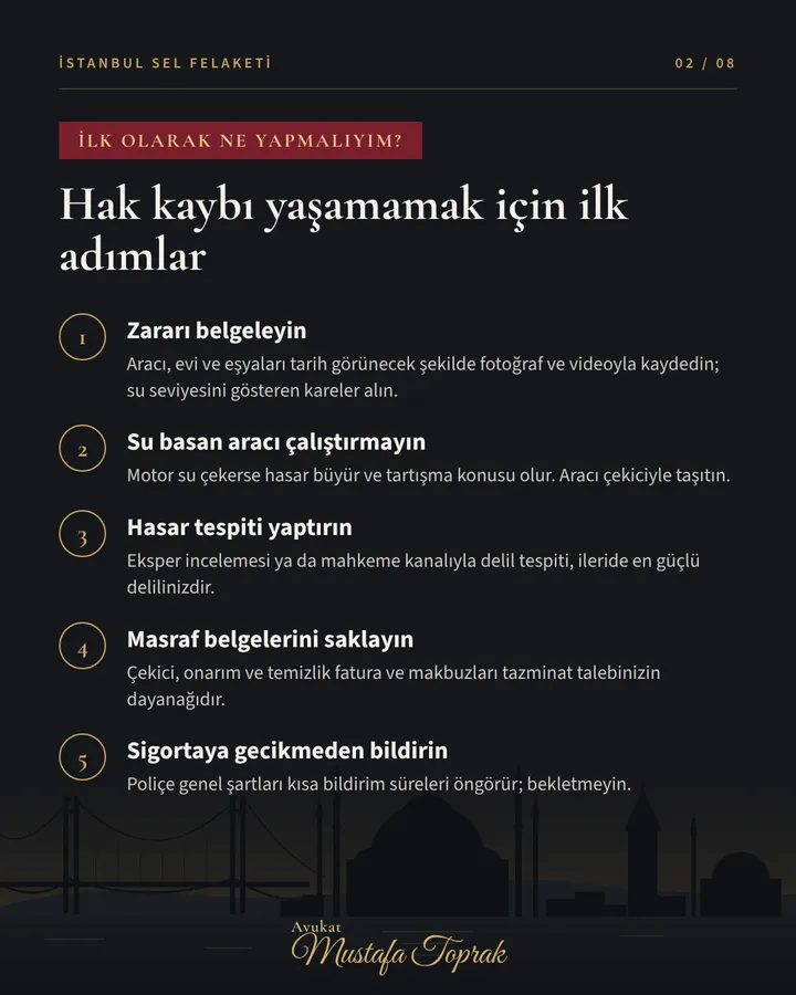 Hak kaybı yaşamamak için ilk adımlar